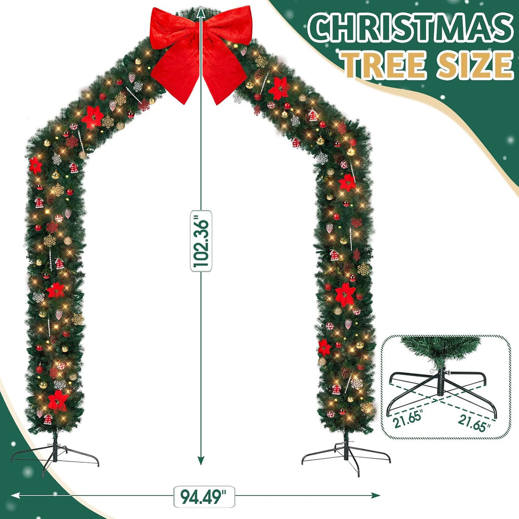 Christmas Artificial Tree Archway Decoration