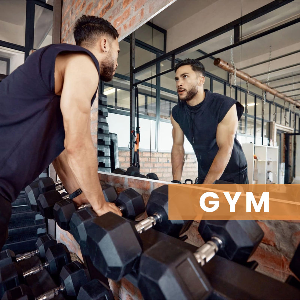 83 x 40 Gym Mirrors, Frameless, 1-Pack