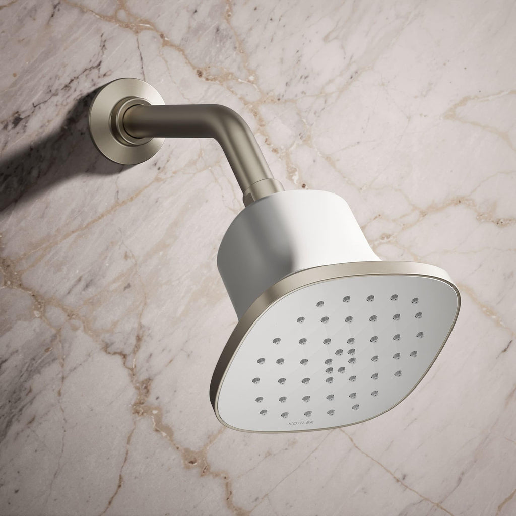 Cinq Square Single-Function Filtered Showerhead, 2.5 GPM, Chrome