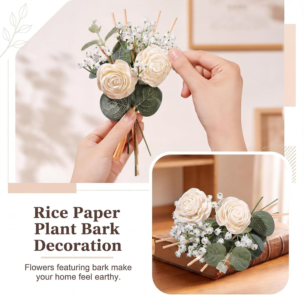 Flower Reed Diffuser with Sticks - Set of 33