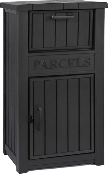 Package Delivery Box Storage with Lockable Secure, Anti-Theft Parcel Drop Boxes Outdoor Package Delivery and Waterproof