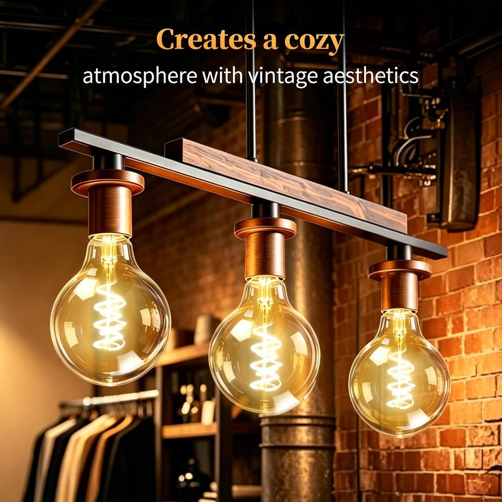 6W G125 Large LED Globe Light Bulb,Dimmable Edison Round LED Bulb