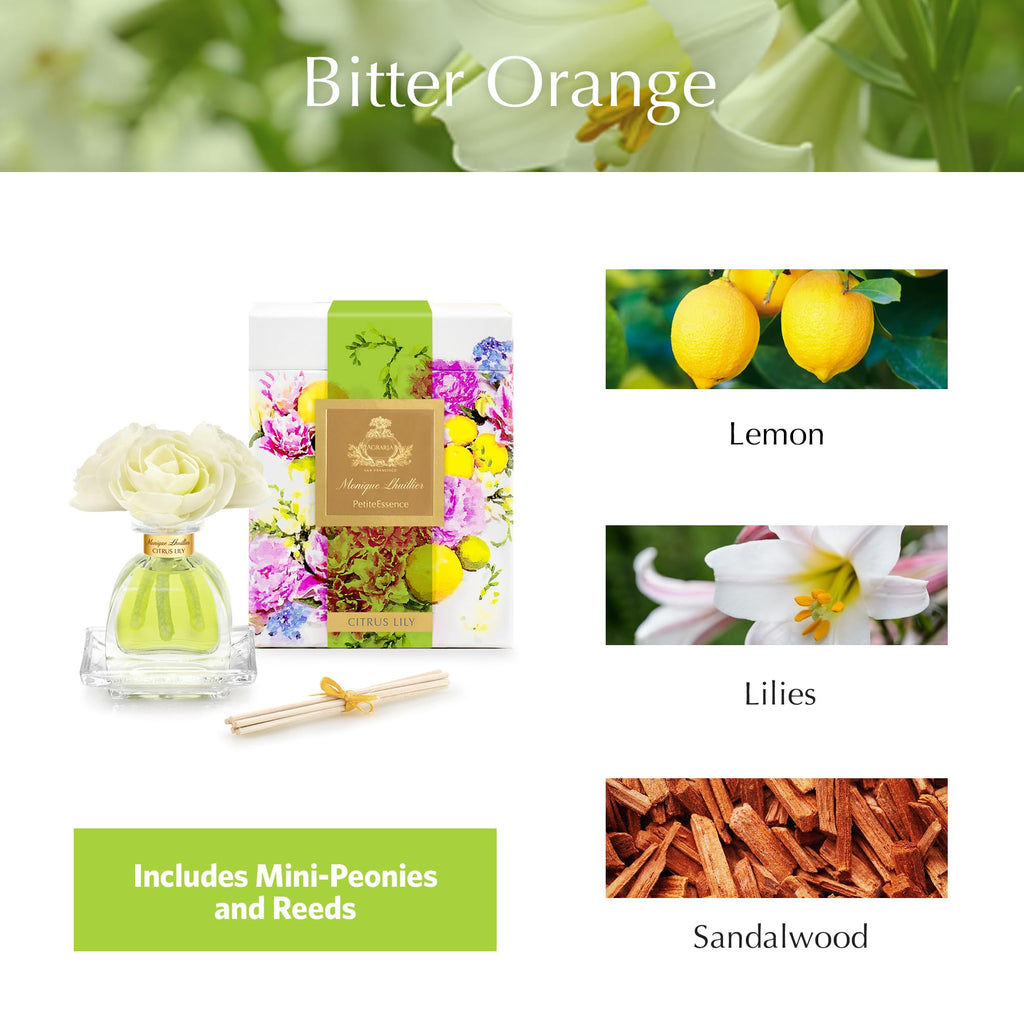 Lily PetiteEssence Flower & Reed Diffuser Set