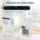 2025 New Model Portable Air Conditioner, 8000 BTU Air Conditioner Cool Up to 350 Sq.Ft, 3-in-1 AC Unit, Dehumidifier