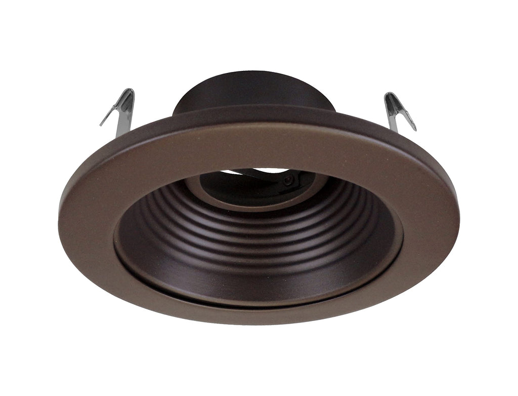 4 inch Oil-Rubbed Bronze Recessed Baffle Trim for MR16 Bulb (14002OB-OB)