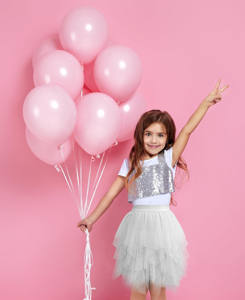 Girls Sweet Layered Mesh Skirt Party Birthday Dance Princess Skirt