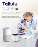 Air Purifiers for Bedroom Home Pets 1200 Ft², H13 True HEPA Air Filter Portable Air Purifier with 12