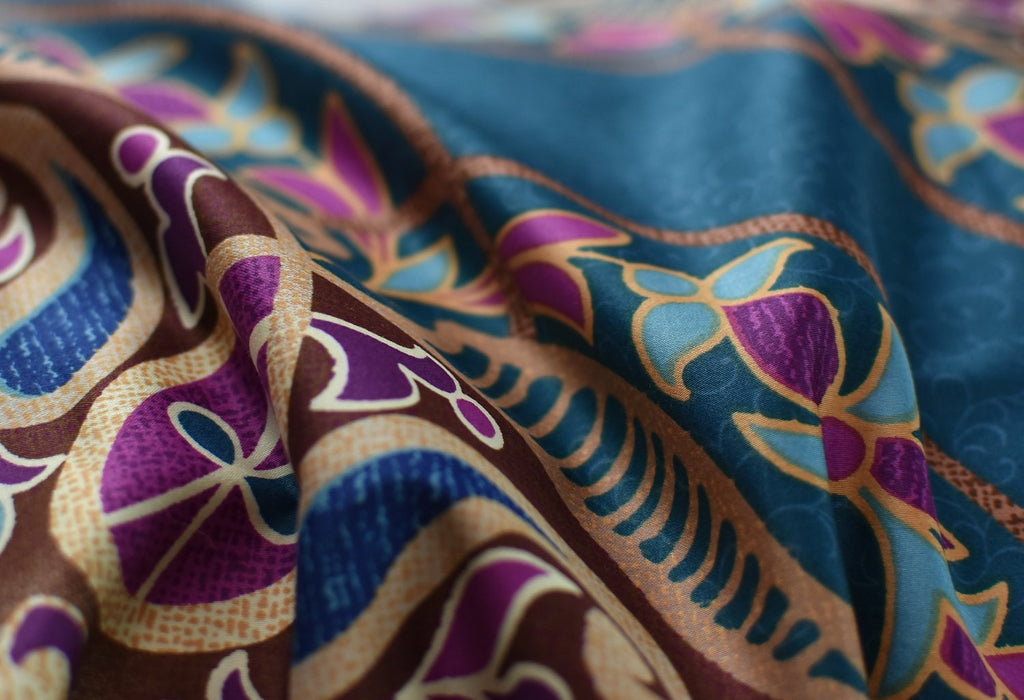 Damask Medallion Duvet Cover, Luxury Paisley Print Bedding Set, 400 Thread Count Egyptian Cotton (Teal, Queen)