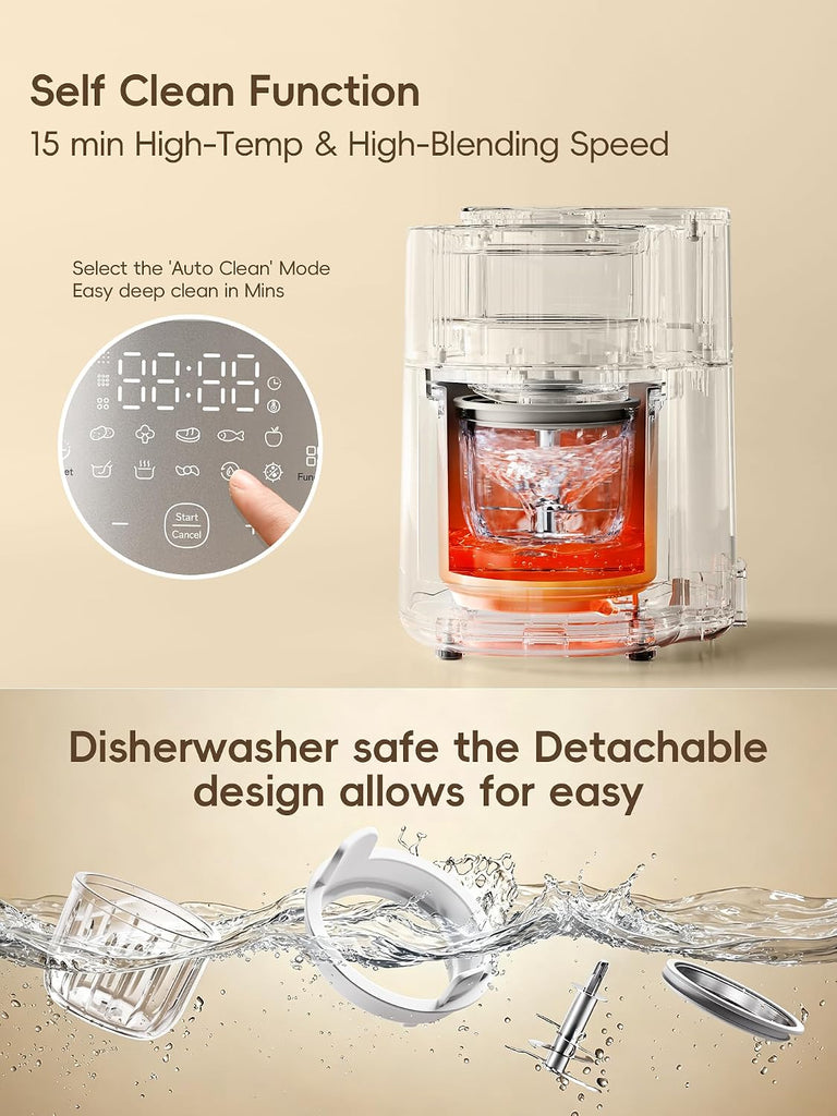 Food Maker Steamer and Blender, BPA-Free