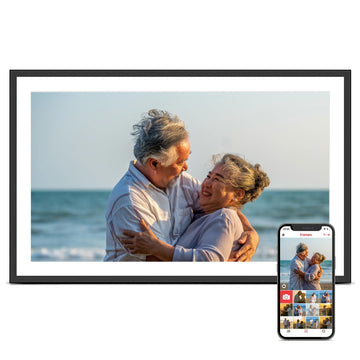 Frameo 15.6'' Digital Picture Frame, Digital Photo Frame WiFi Large Display