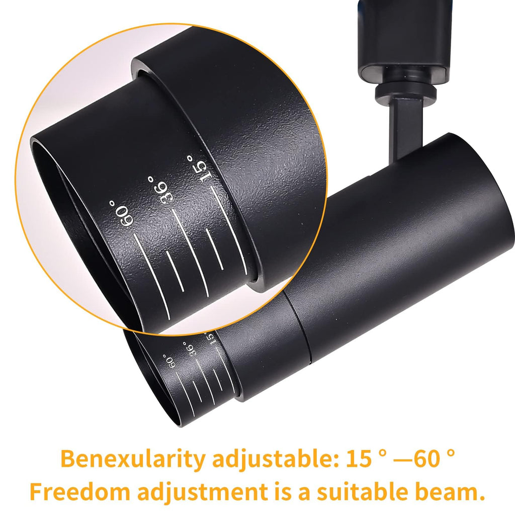 Track Lighting Heads 12W H-Type LED Track Light Heads,Black