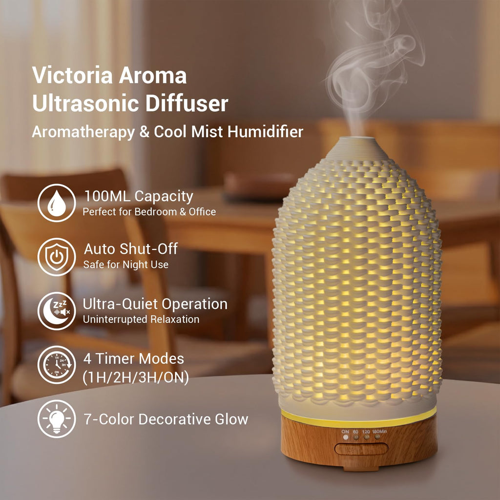 Ultrasonic Essential Oil Diffuser 3D Printing Ceramic