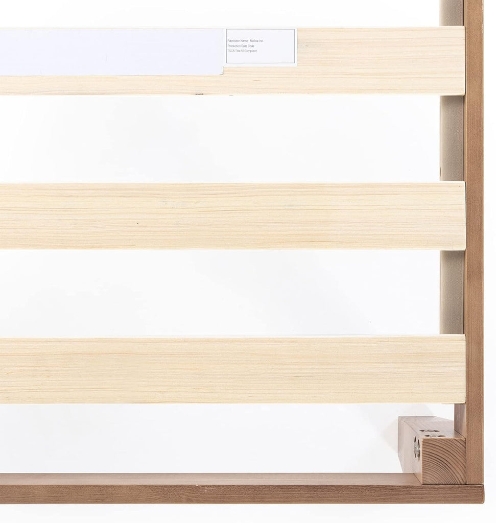 Naturalista Classic - 12 Inch Solid Wood Platform Bed with Wooden Slats, No Box Spring Needed, Easy Assembly, Full