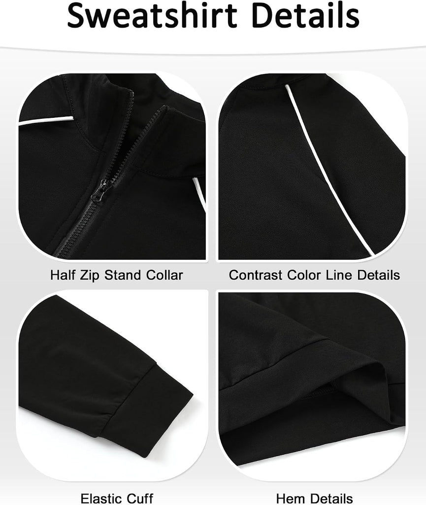 2 Piece Outfit Sweatshirt and Pants Sweatsuit Set