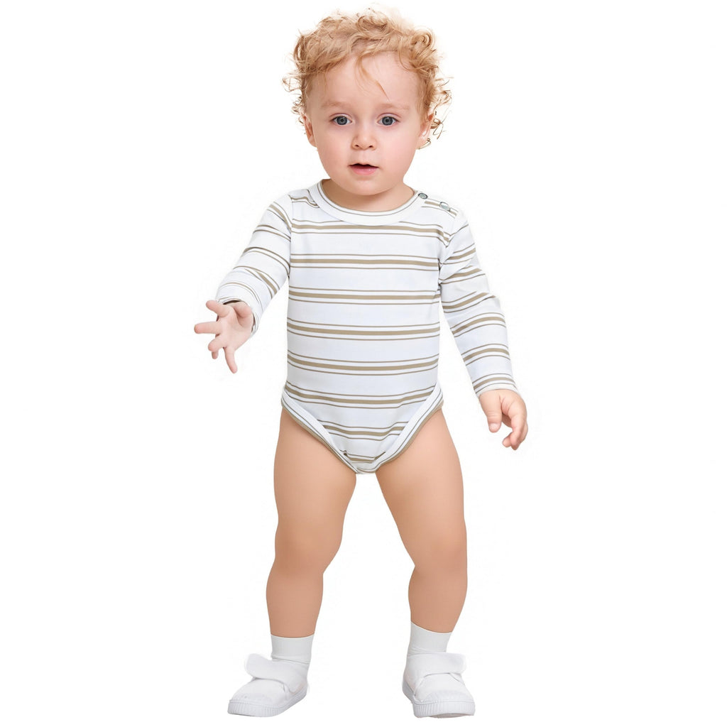 Toddler Baby Boys Clothes Summer Outfit Stripe T-Shirt Shortall Romper Set Cute Bodysuit Solid Color