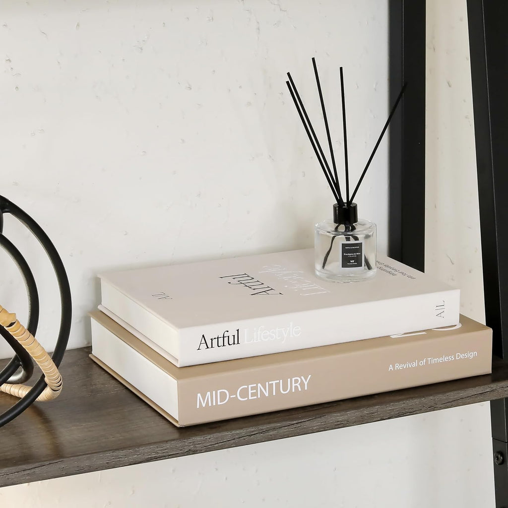 Aesthetic Decorative Books Set of 2 - Stylish Boxes for Coffee Table Decor | Stylish Modern Home Decoration for Your
