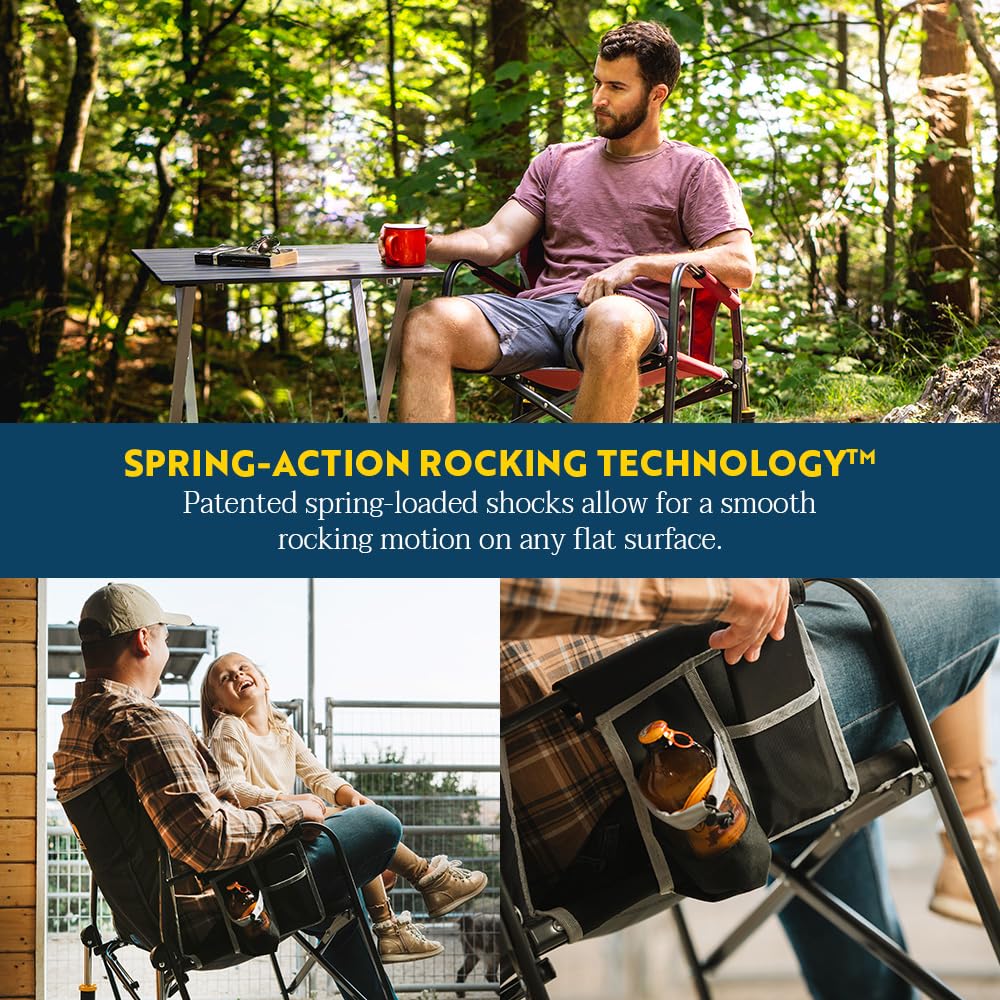 Freestyle Rocker XL Camping Chair - Indigo Blue