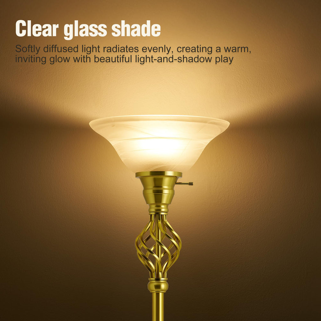 Torchiere Floor Lamp, LED Standing Reading Light