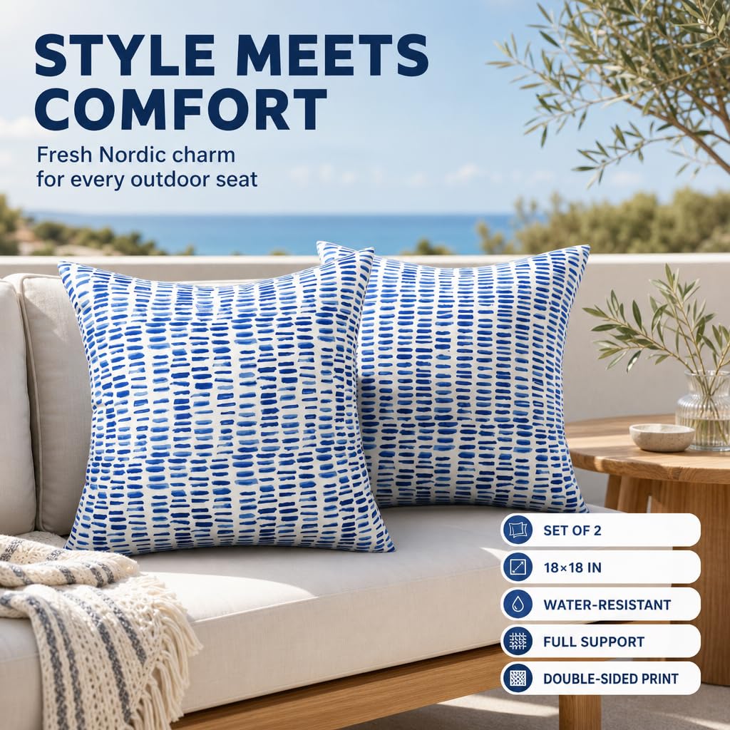 Outdoor Throw Pillows Decorative Pillows with Insert Included