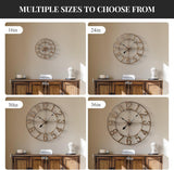 24 inch Wall Clock, Large Wall Clocks for Living Room