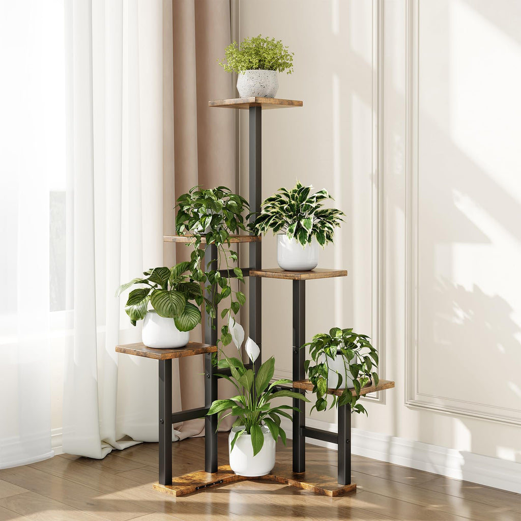 Corner Plant Stand Indoor 6 Tiered Corner Plant Shelf