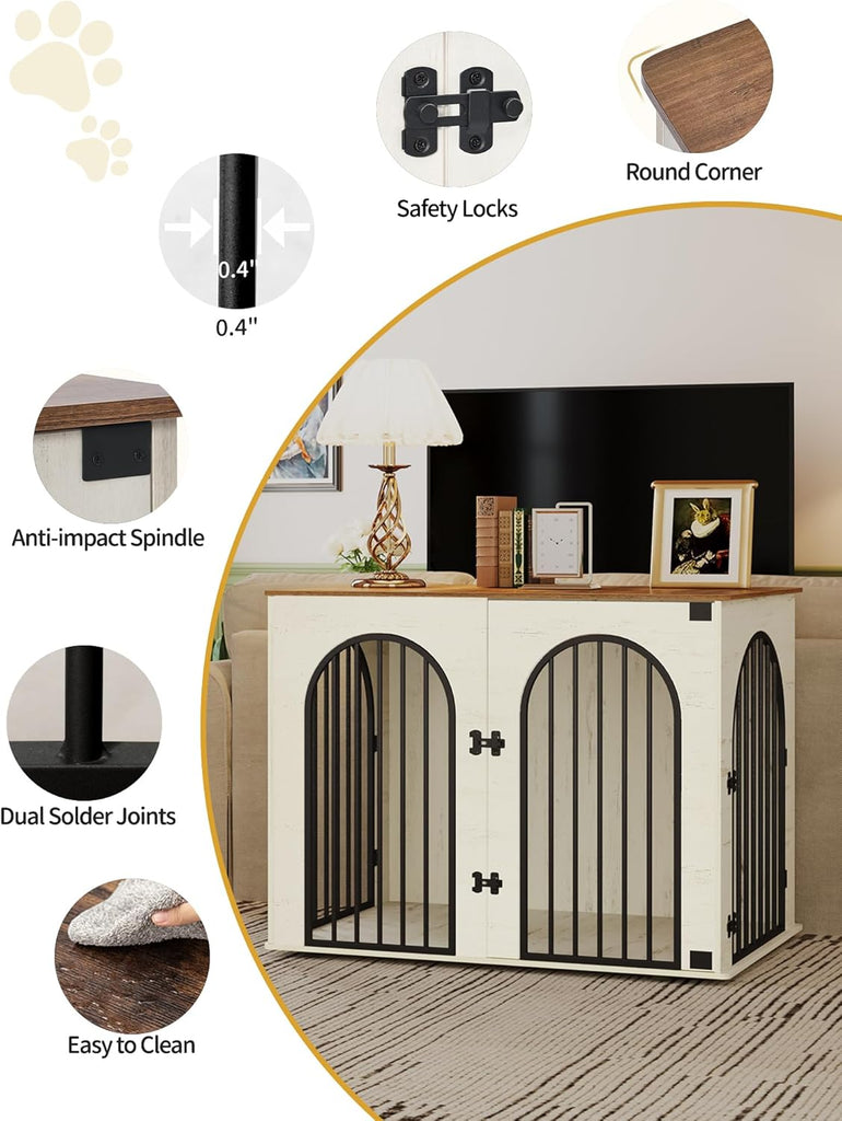 Dog Crate Furniture, Dog Kennel Indoor for Dogs