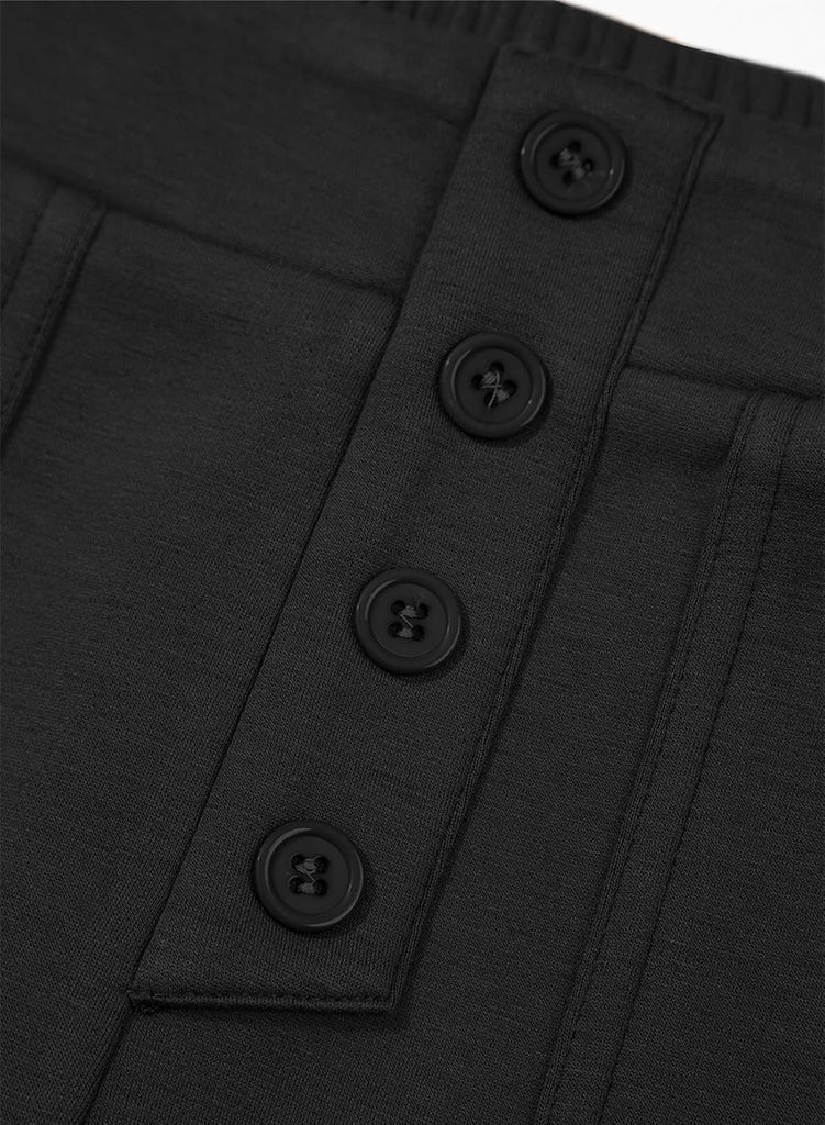 Girls Strech Straight Leg School Uniform Pants