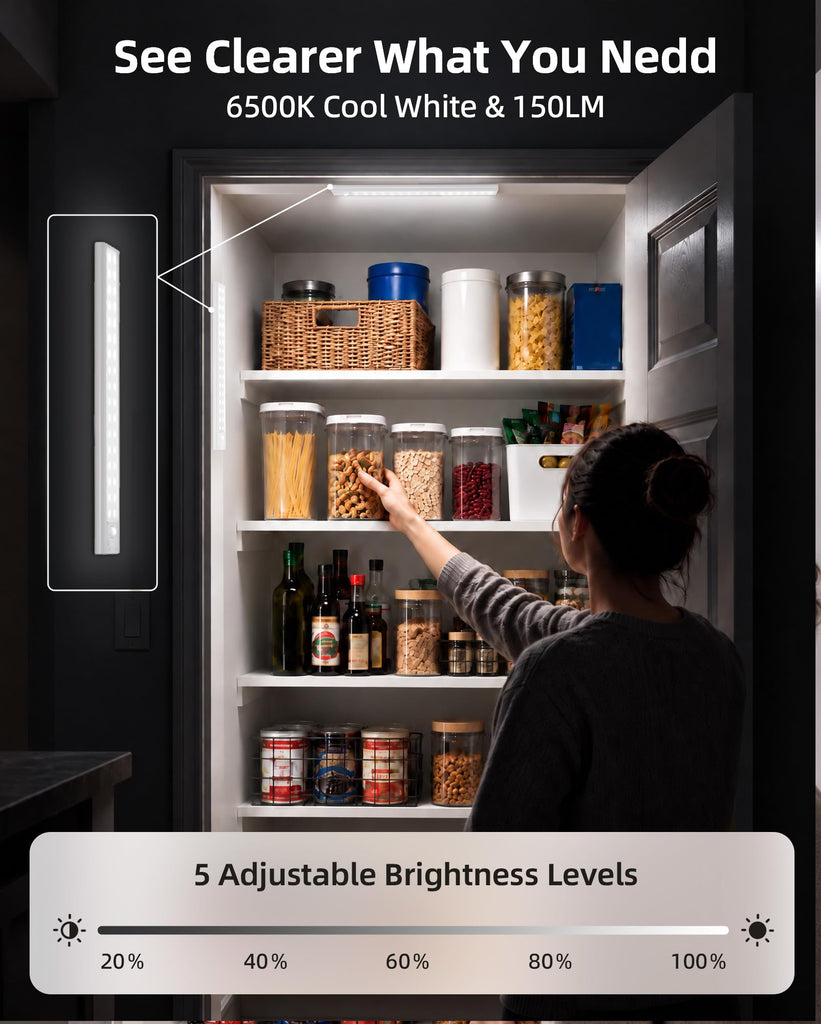 Under Cabinet Lighting Wireless, Motion Sensor Light Indoor