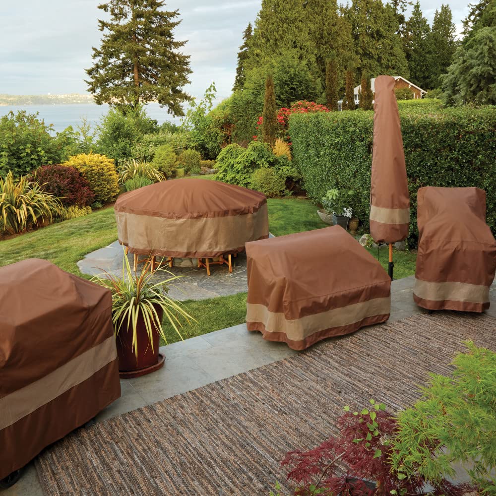 Ultimate Waterproof 56 Inch Rectangular Fire Pit Cover, Outdoor Firepit Cover