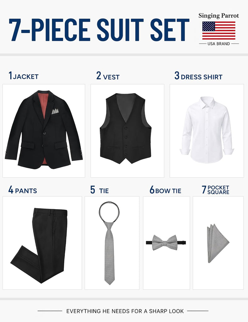 Boys' Piece Formal Suit Set, from Toddlers to Teens
