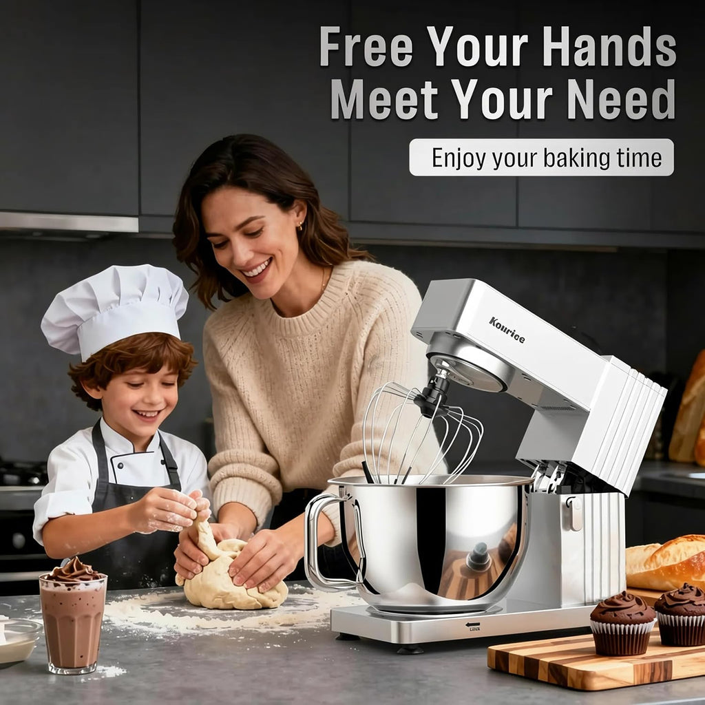 Stand Mixer 8.5Qt, Kitchen Electric Standing Mixer for Baking