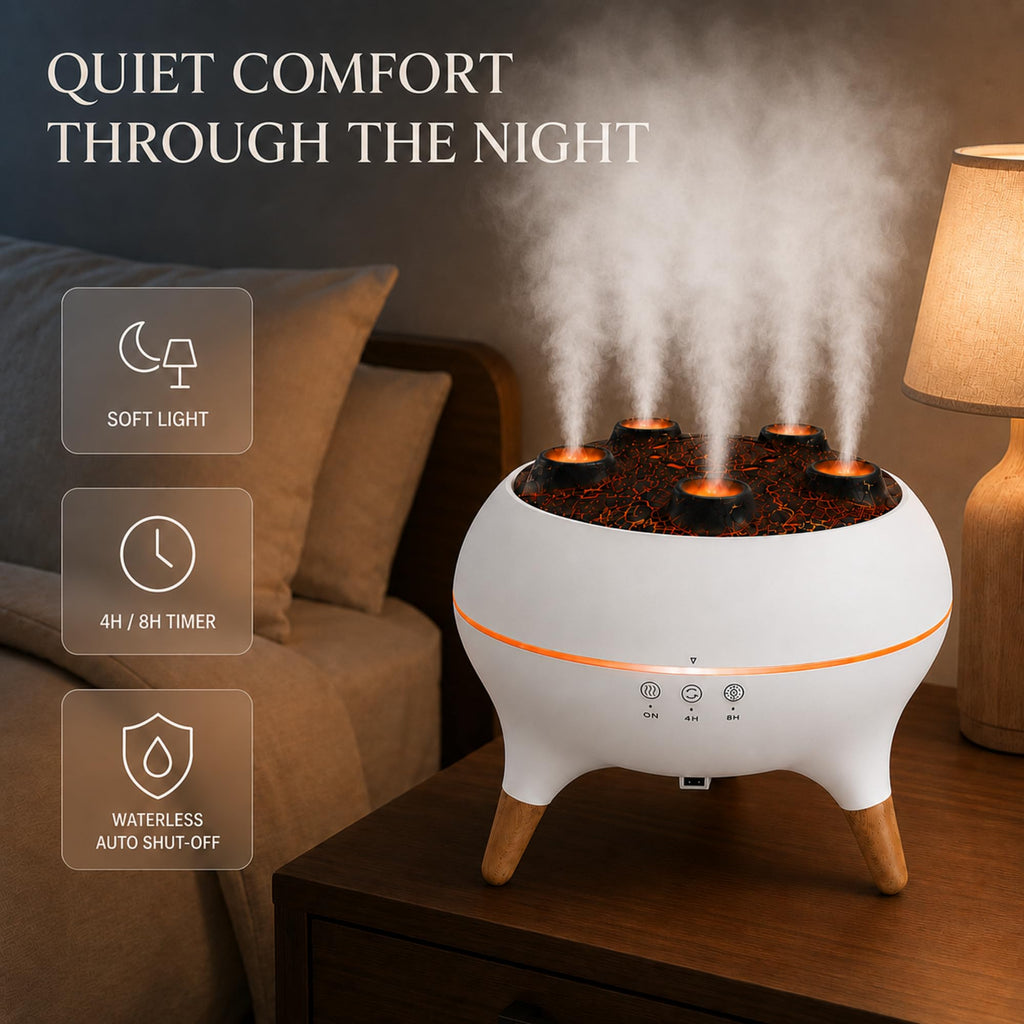 Essential Oil Diffuser Dancing Jellyfish Aromatherapy Diffuser Humidifier with 7 Colors LED Lights, Remote
