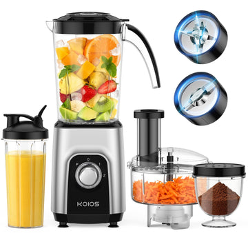 4-in-1 Blender/Food Processor Combo Max 1000W, Dishwasher Safe