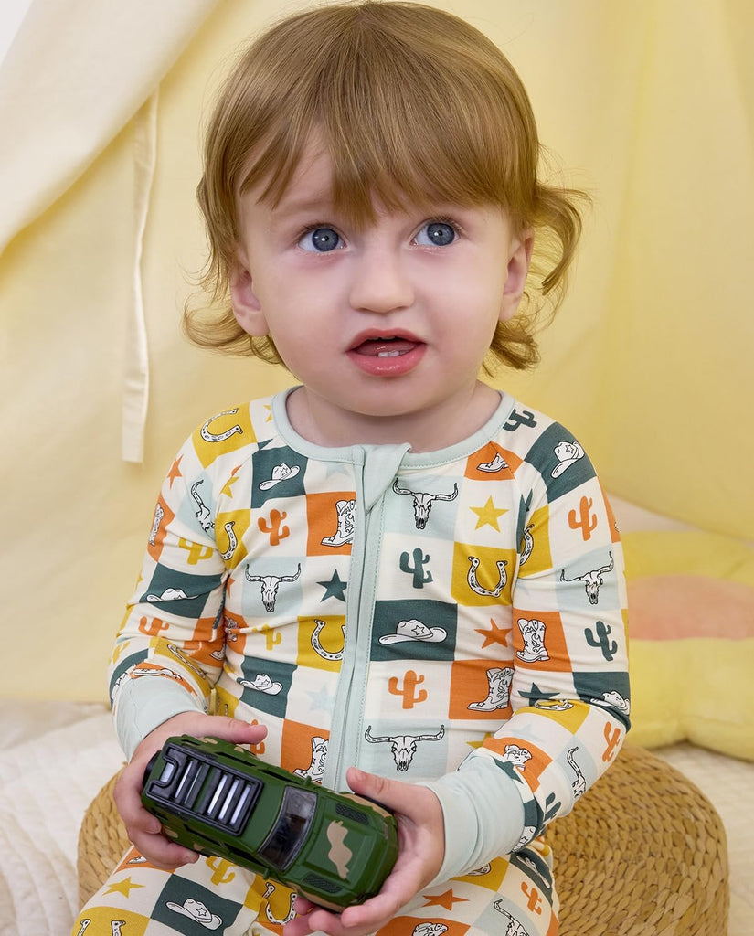 Viscose Baby Footie Pajama, Zipper Sleeper Boys Girls