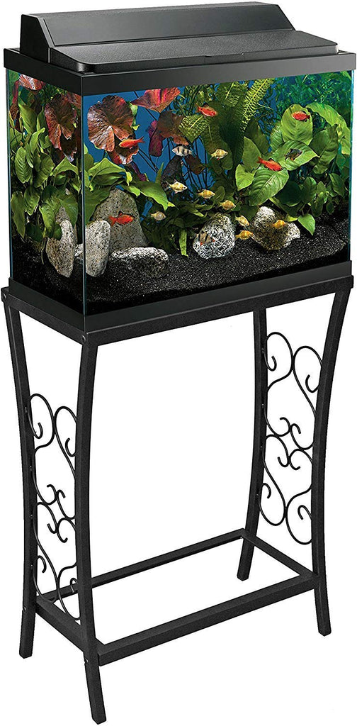 Metal Aquarium Stand (10 Gallon, Black)