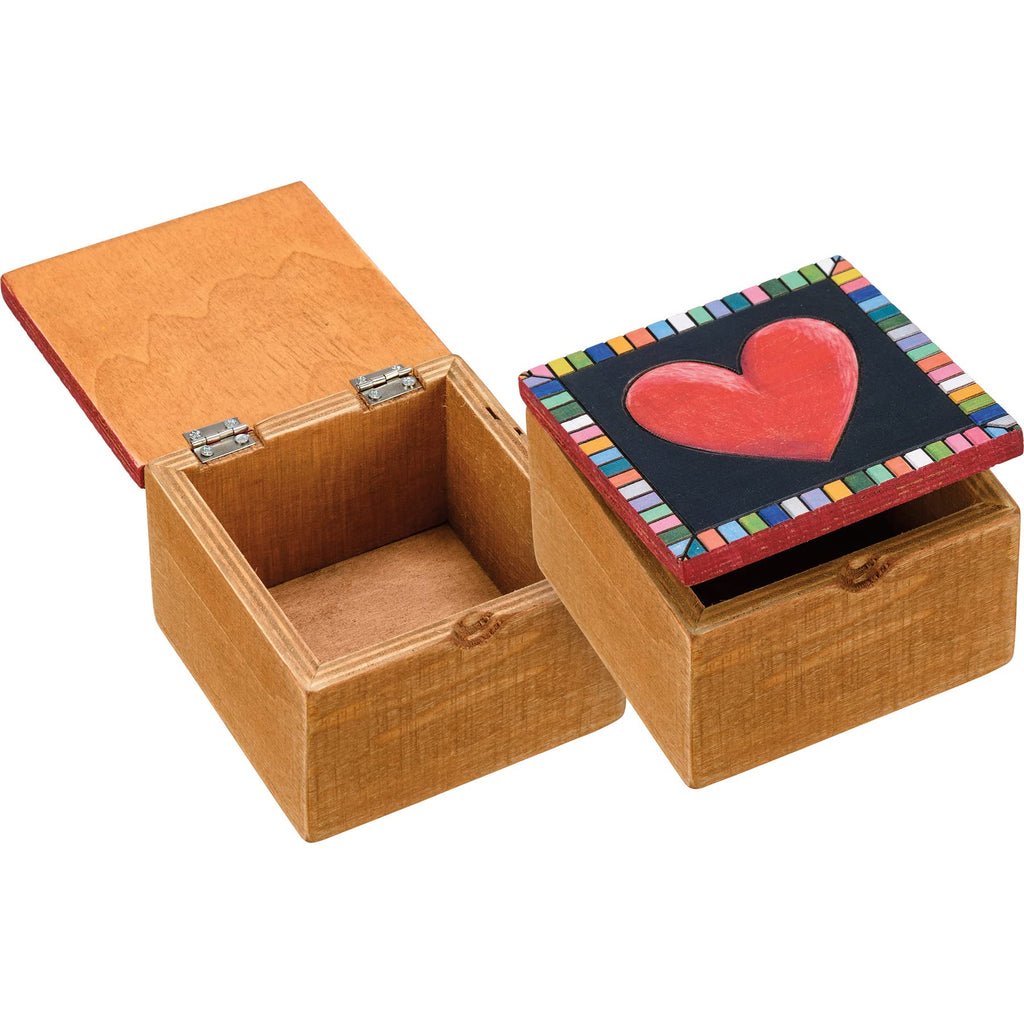 Rustic Wooden Box - Farmhouse Home & Office Decor, Desk/Shelf Decorations