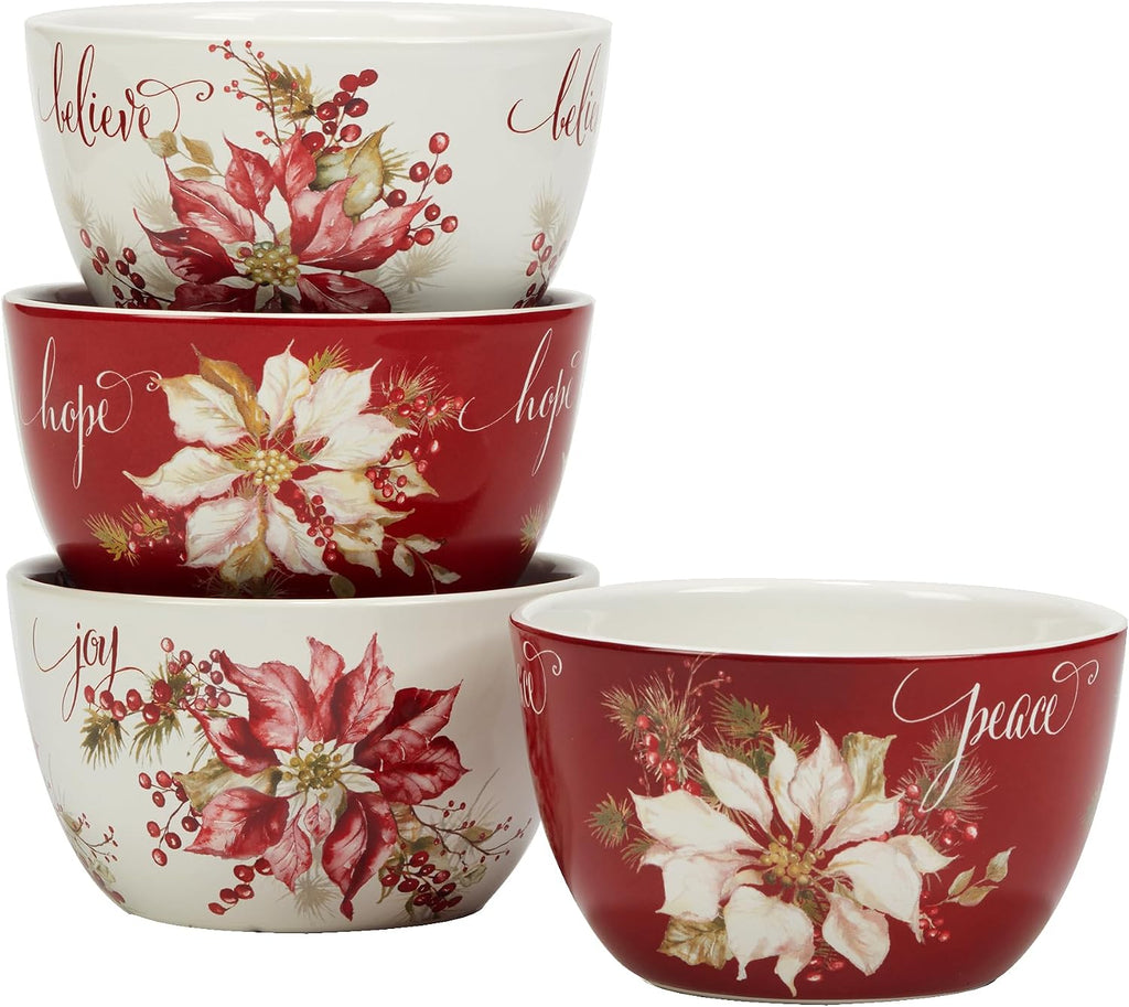 Winters Joy 16 Piece Dinnerware Set, Service for 4