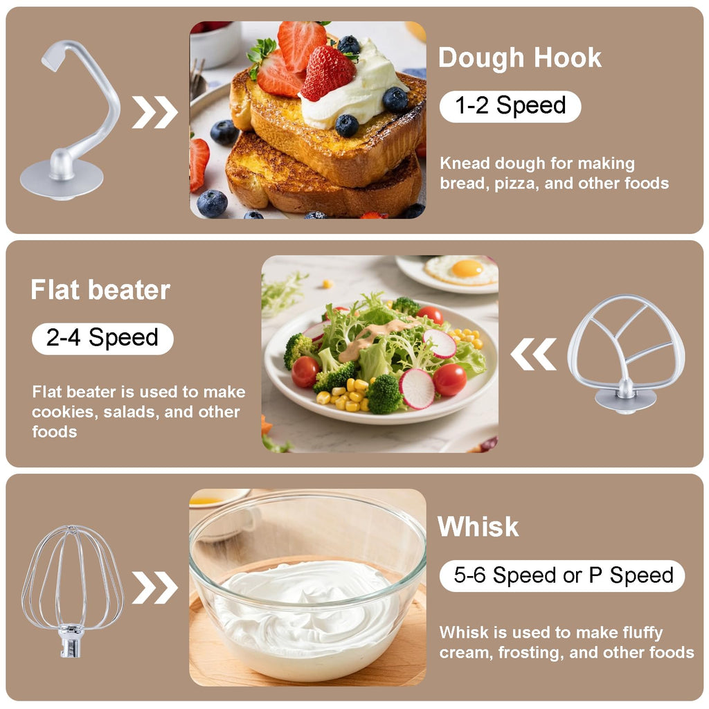 Stainless Steel 6-Speed 7.4QT Stand Mixer, Rose Gold