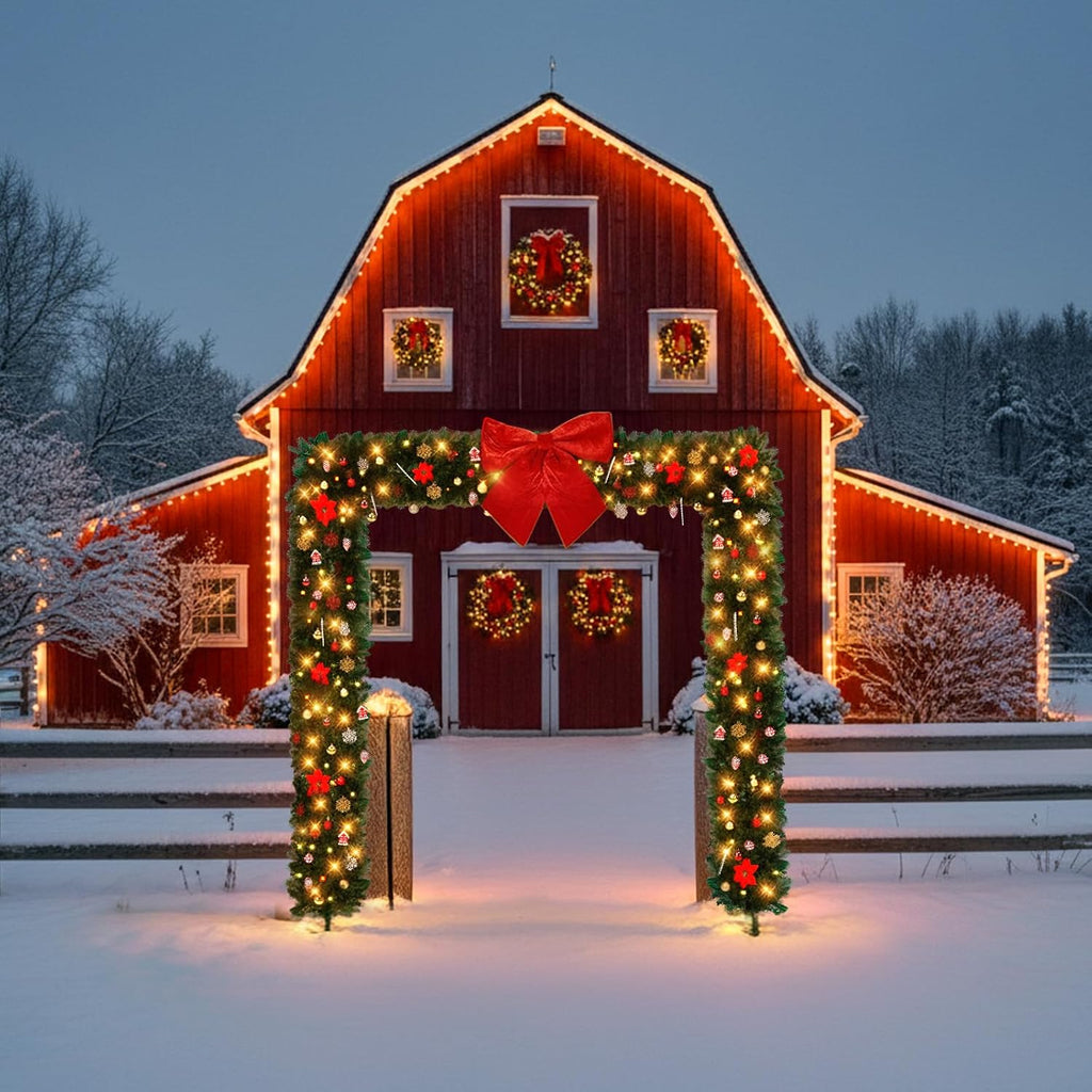 Lighted Christmas Archway Decoration with 350 LED