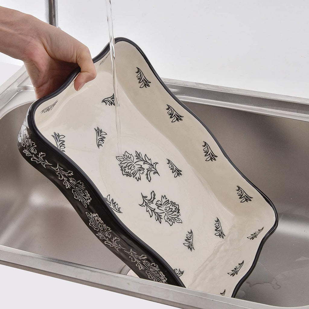 Baking Dish Casserole Dish Ceramic Lasagna Pan 2-Pcs Bakeware Sets Baking Dishes Baking Set Baking Dish Set
