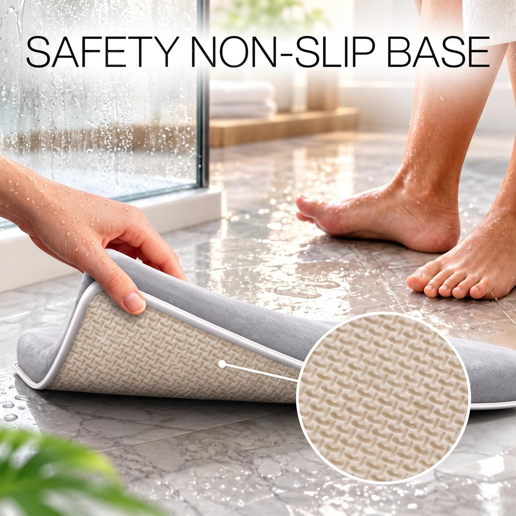 Bath Kneeler and Elbow Rest Pad Set, Kneeling Mat for Baby Bathing