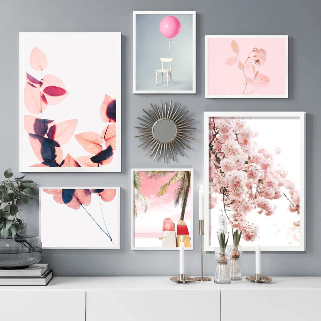 White 14x22 Picture Frame Set of 3, Gallery Wall Display Frames