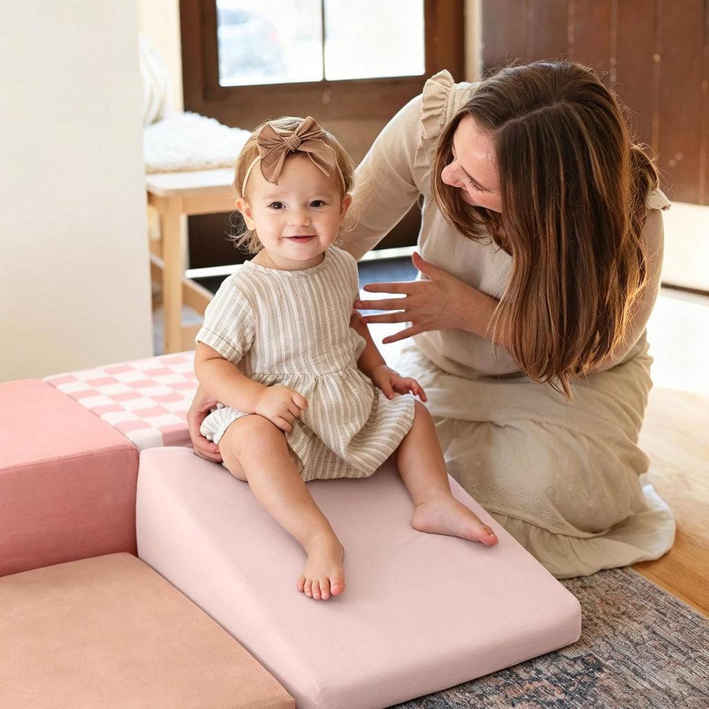 Land Soft Foam Climbing Blocks for Toddlers, Piece Foam Blocks