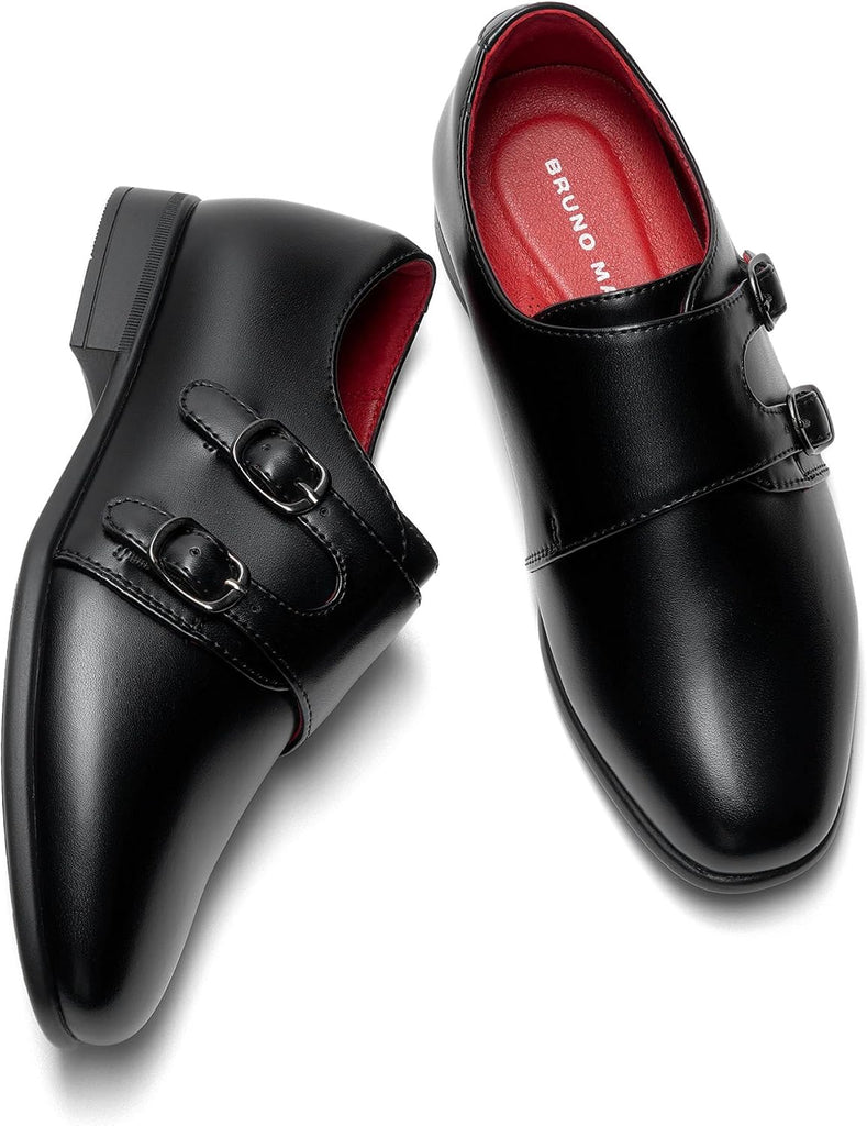 Boy's Monk Strap Loafers Dress Shoes