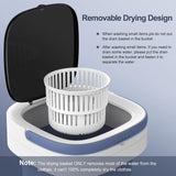 Portable Washing Machine, 12L Upgraded Mini Washing Machine With Spin Basket, Foldable Washer Cleaning for Underwear