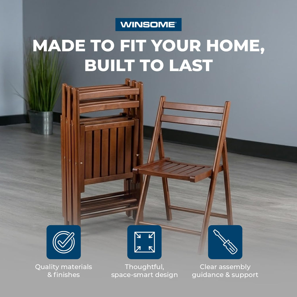Robin Folding Chair Set of 4, Teak