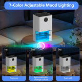 Dehumidifier, 1500ML (50 OZ) Small Dehumidifier for Home (300 Sq. Ft), Quiet with Auto Shut Off