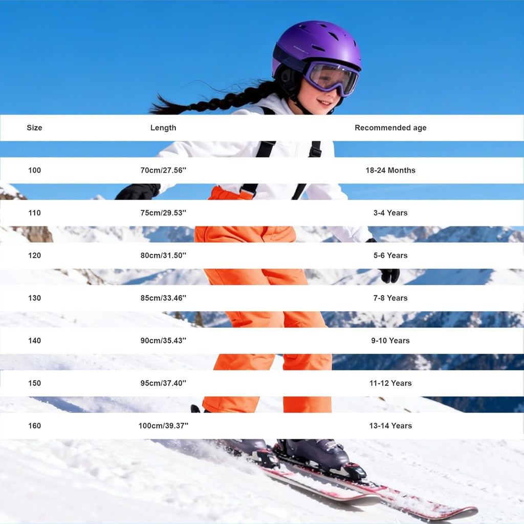 Kids Snow Bibs Insulated Waterproof Overalls Snowboard Winter Warm Pant