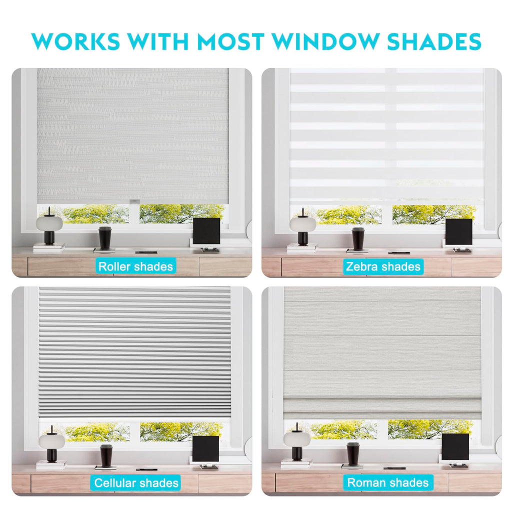 Light Gap Blockers for Window Shades and Blinds, Blackout Light Blocking Strips to Reduce Side Light Leakage, L Shape