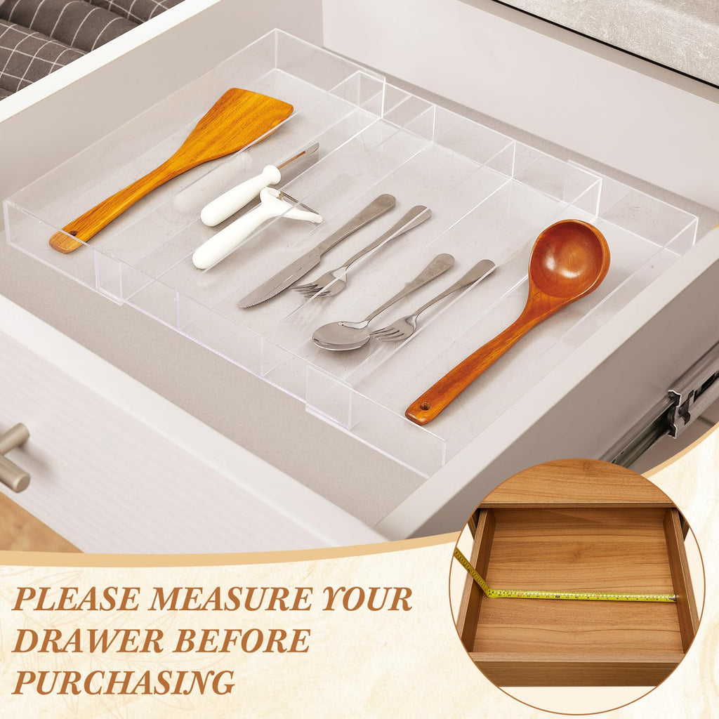 Expandable Drawer Organizer, 12 x 16 Inches, 3-5 Slots